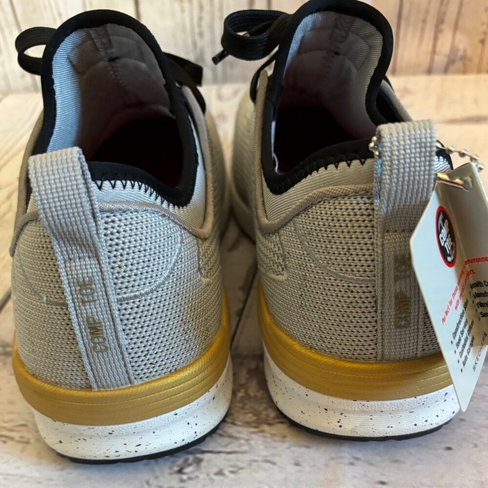 Skechers Slip On Gray NWT Work Composite Toe Casual Active Women's Shoes 10M - Picture 8 of 12